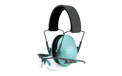 Radians, Lowset Ladies Range Combo, Earmuff/Glasses Combo, Aqua