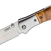 CRKT Carson M4 3.25"SS  w/ Burl Wood Handle