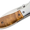 CRKT Carson M4 3.25"SS  w/ Burl Wood Handle Folding Knife