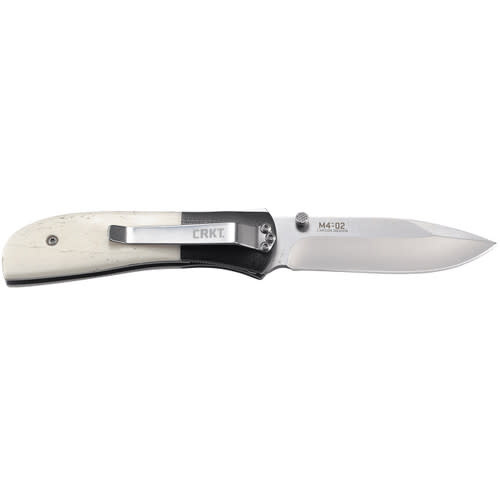 CRKT Carson M4-02 3.25" White Bone Spring Assisted Knife