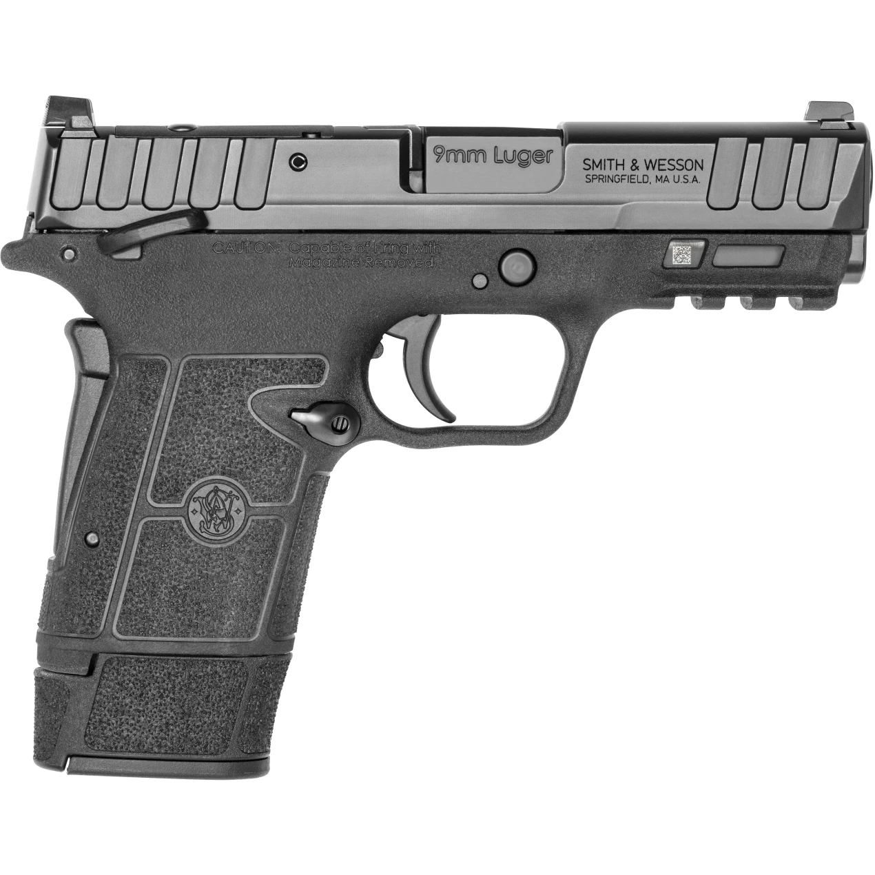 Smith & Wesson, Equalizer, 9mm, 3.6", (1) 10, 13 & 15rnd mag, Blk