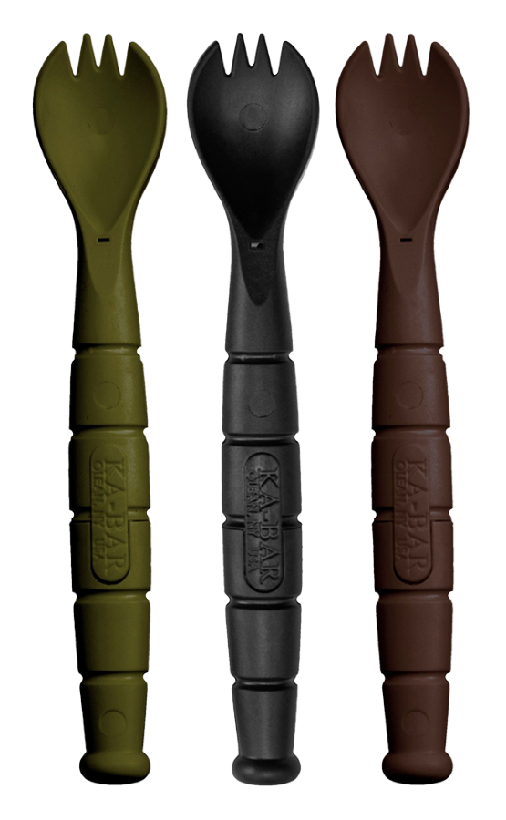 KA-BAR Field Kit Spork & Knife - 3 PACK