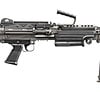 FN America, M249S, 556NATO, 18.5" , Para Black, Includes Integral Steel Bipod