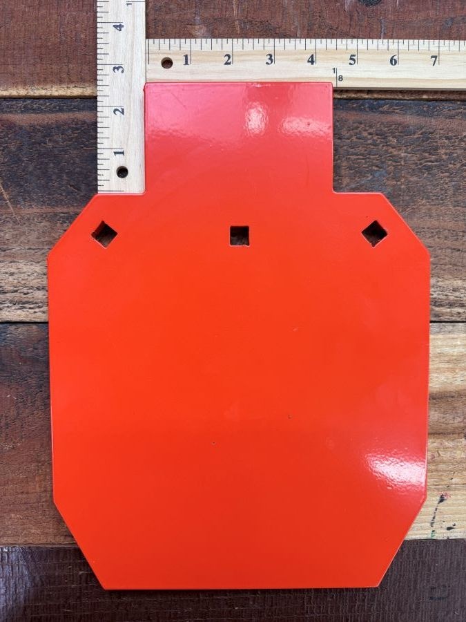 AR500 Steel Silhouette Shooting Target 9"x 12", 1/2" Thick