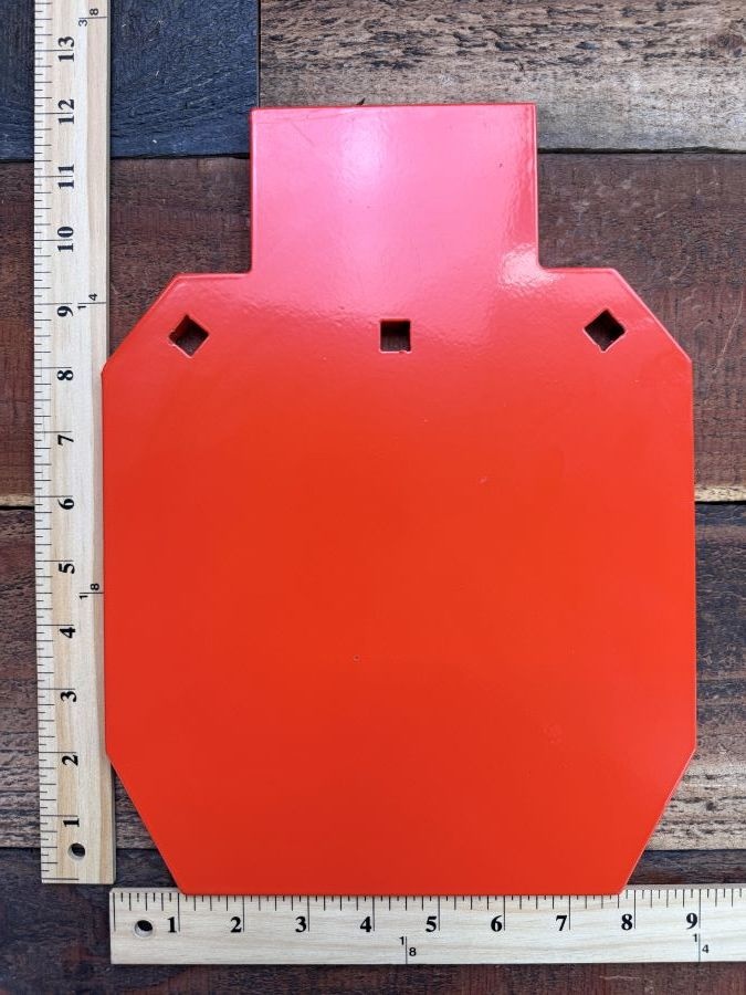 AR500 Steel Silhouette Shooting Target 9"x 12", 1/2" Thick