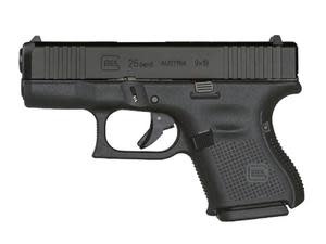 Glock G26, Gen 5, MOS, 9MM, BLK/BLK 3.43" (3)10RND Pistol (USED)