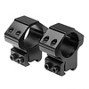 NcStar 1" X 1.1"H 3/8" Dovetail Rings - Black