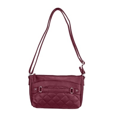 Vism Quilted Crossbody Bag_Red