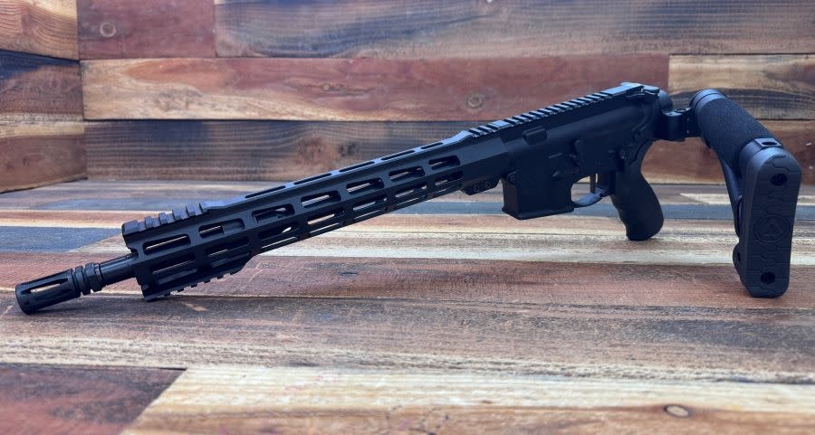 Blitzkrieg Tactical Diomedes 5.56 14.5" BLK Rifle w/ Ace Fixed Entry Skeleton Stock