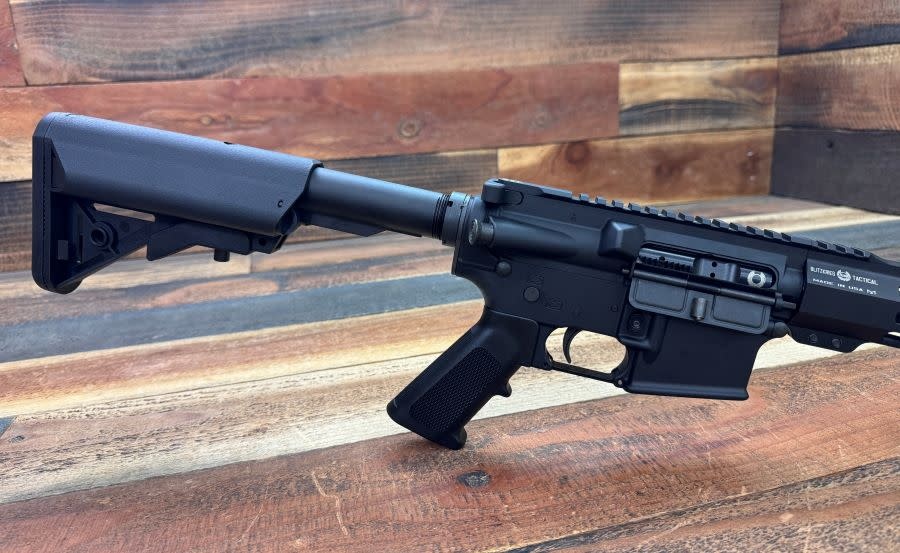 Blitzkrieg Tactical Diomedes 5.56 14.5" BLK Rifle w/ SI Triple Crown Comp + Sopmod Stock