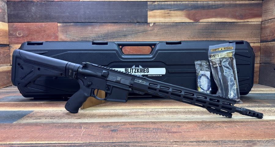 Blitzkrieg Tactical Diomedes 5.56 14.5" BLK Rifle w/ SI Triple Crown Comp + UBR Gen2 Stock