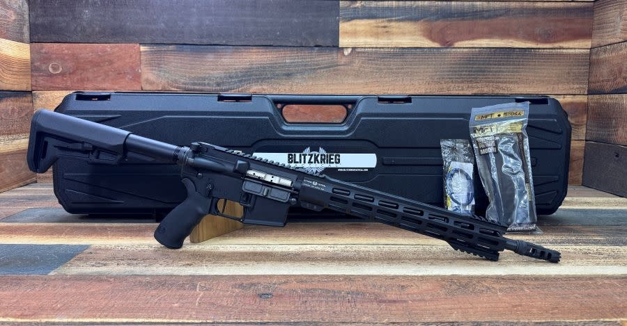 Blitzkrieg Tactical Diomedes 5.56 14.5" BLK Rifle w/ SI Triple Crown Comp  + MOE SL-K Stock