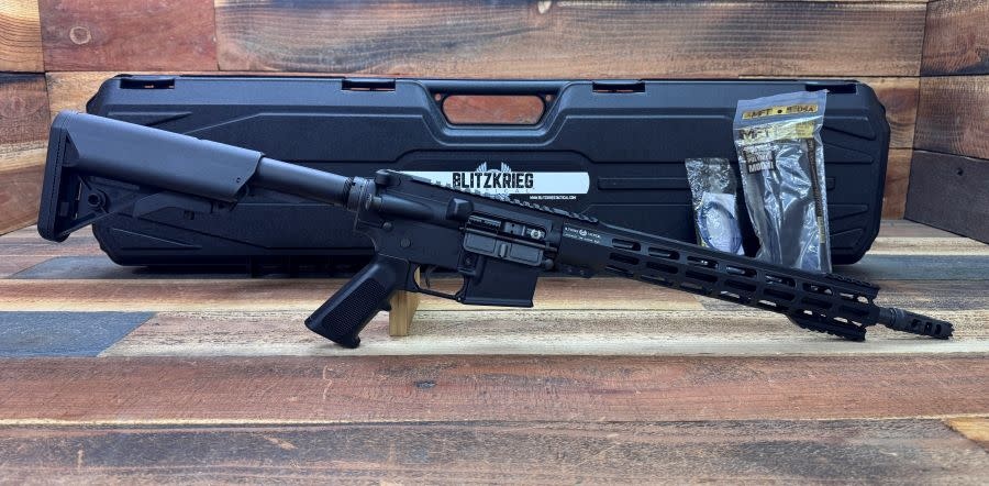 Blitzkrieg Tactical Diomedes 5.56 14.5" BLK Rifle w/ SI Triple Crown Comp + Sopmod Stock