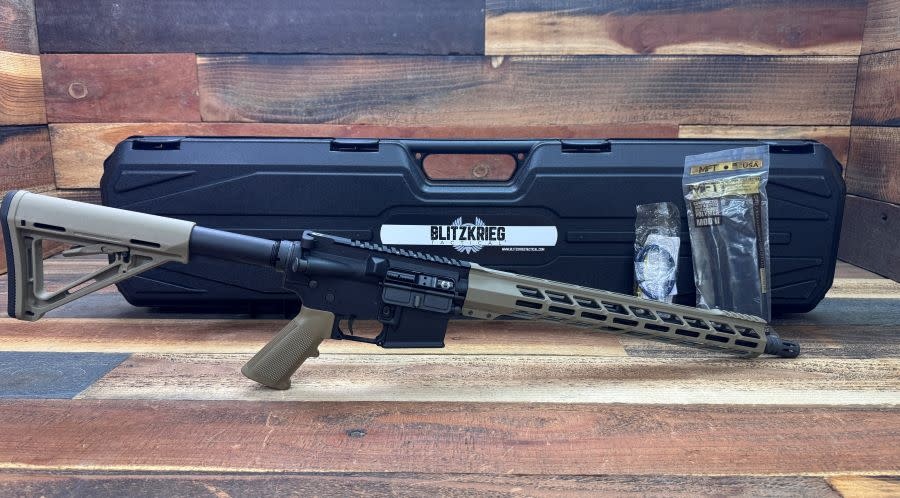 Blitzkrieg Tactical Diomedes 5.56 16" BLK/FDE Rifle w/ MOE Stock