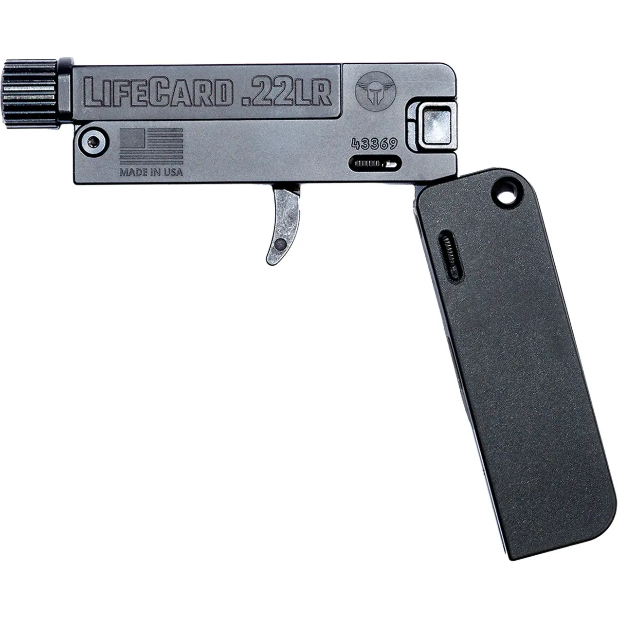 Trailblazer Firearms Lifecard Polymer Handle 22 LR 2.5'' Single Shot Pistol_Blk