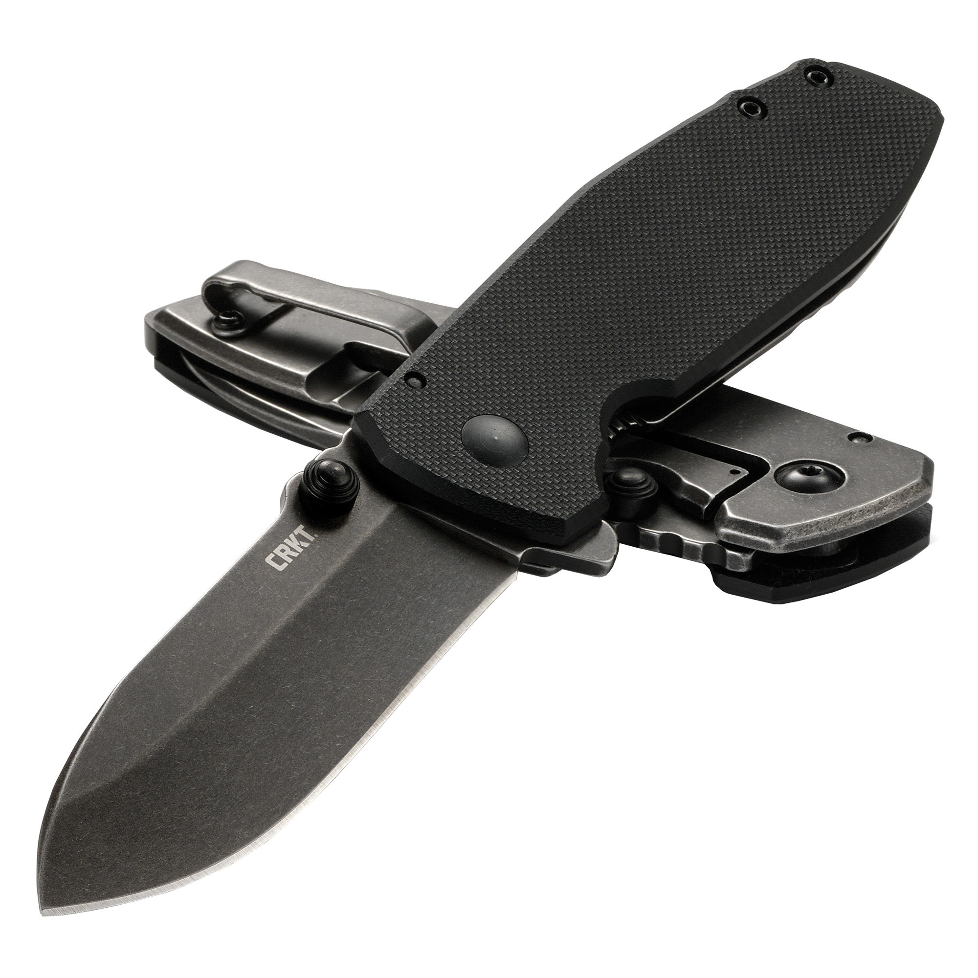 CRKT SQUID XM BLACK 2.95" FOLDING KNIFE 2495K
