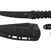 Columbia River Knife & Tool, HZ6 Fixed Blade Knife, Black, Plain Edge, 6.5" Blade, SK-5 Steel, G10 Handle, Includes Boltaron Sheath