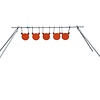 AR500 Steel (5) Gong Conduit Target with 6" Plates