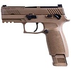 Sig Sauer P320 M18 9mm 3.9" MS Coyote NS Plate 17/21RD Pistol