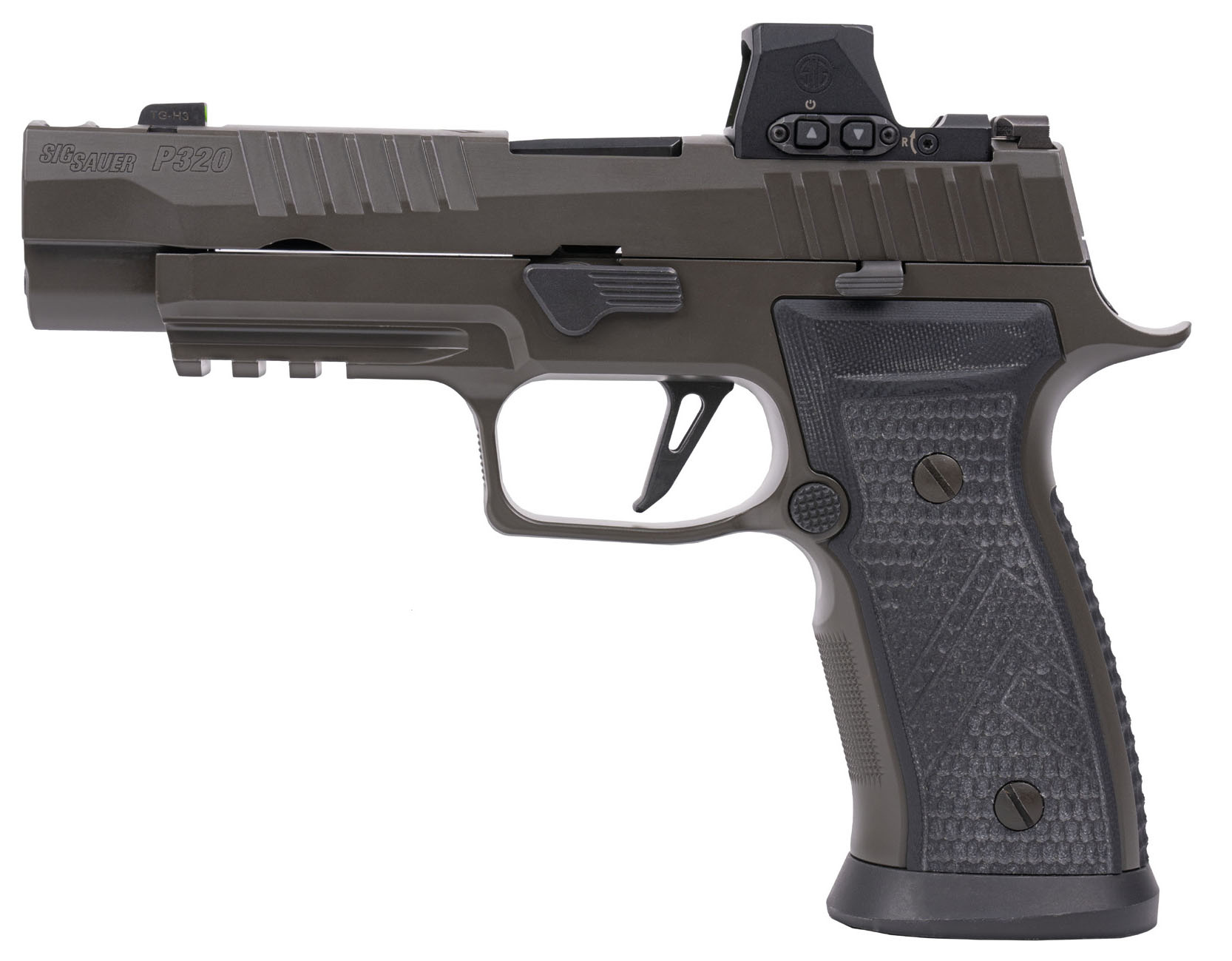 Sig Sauer P320 AXG Legion Comp 9mm 3.9" Gray (3)21RD Pistol w/Romeo-X