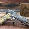 Auto-Ordnance 1911 45 ACP 5" Nickel Plated PATRIOT Gold 7RND Pistol