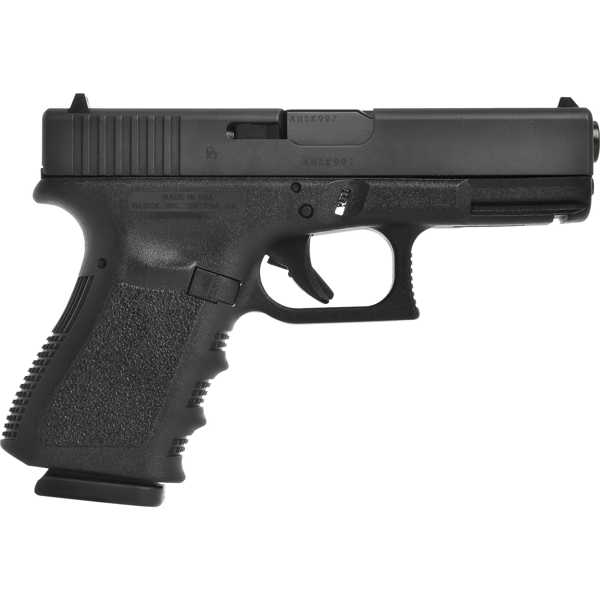 Glock G25 Gen3 380ACP 4.02" BLK/BLK (2)15 RND Pistol