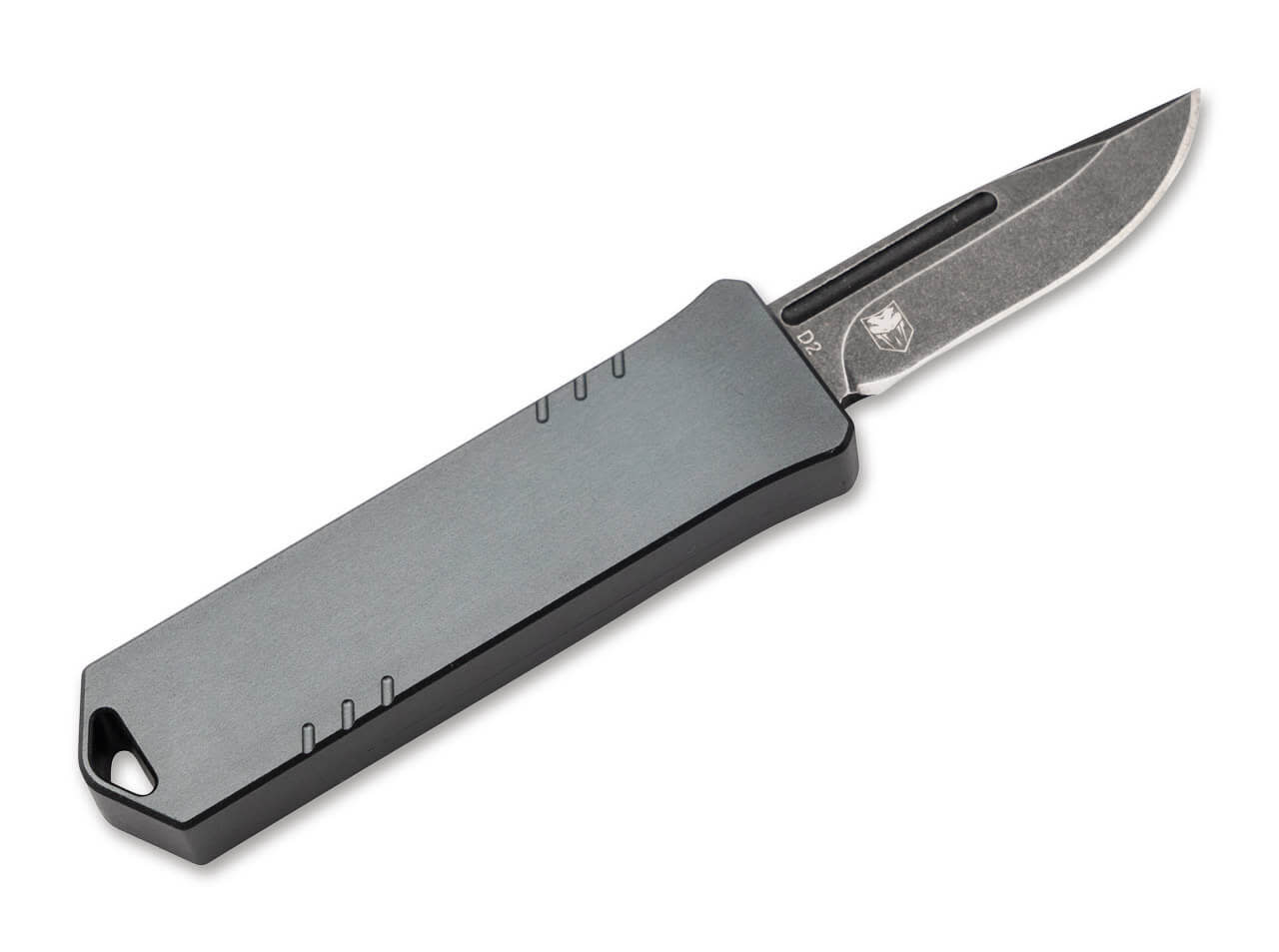 Böker Plus USB 1.77" Gray & Green Automatic Knife