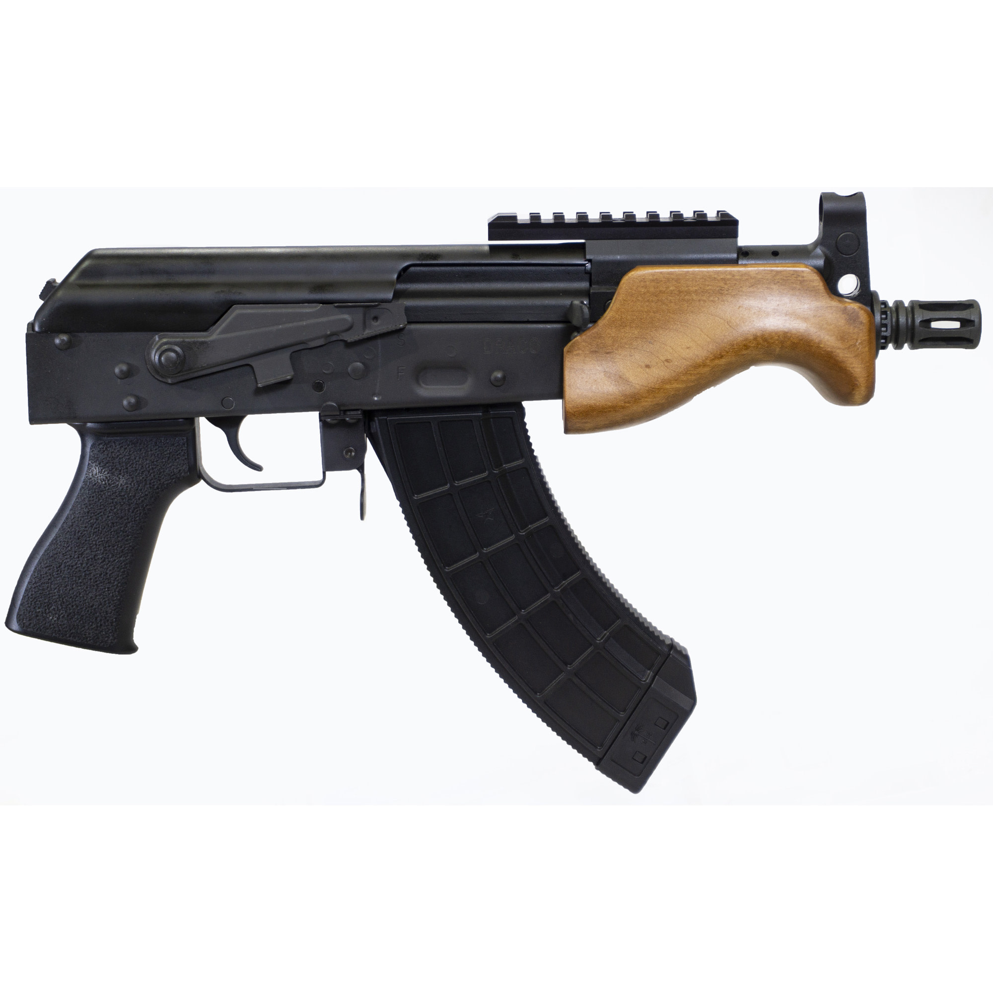 Century Arms, VSKA Micro Draco 762X39 6" BLK/Wood 30RND Pistol