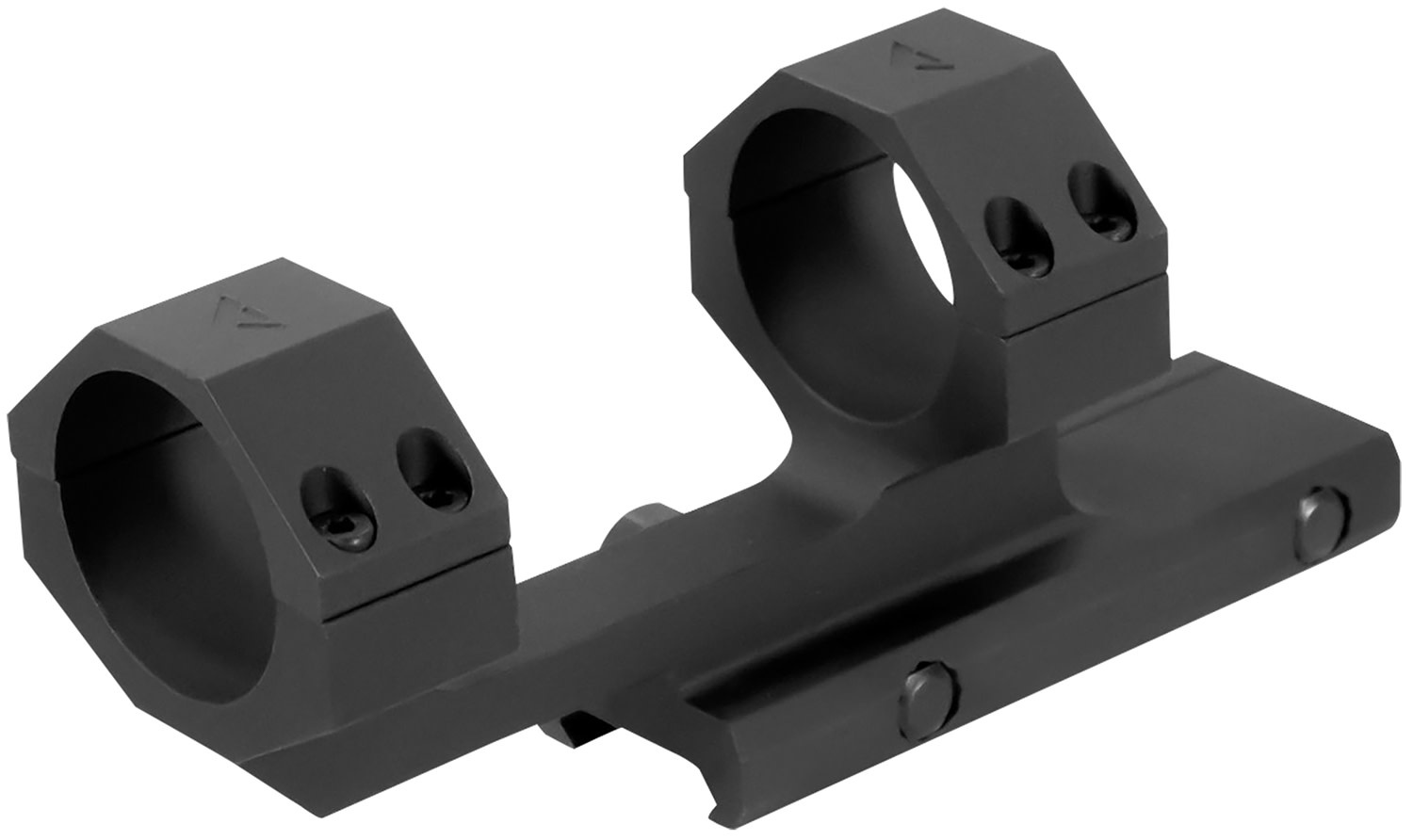 Aim Sports_30mm 1.5 Height Cantilever Scope Mount/Ring Combo Black Anodized