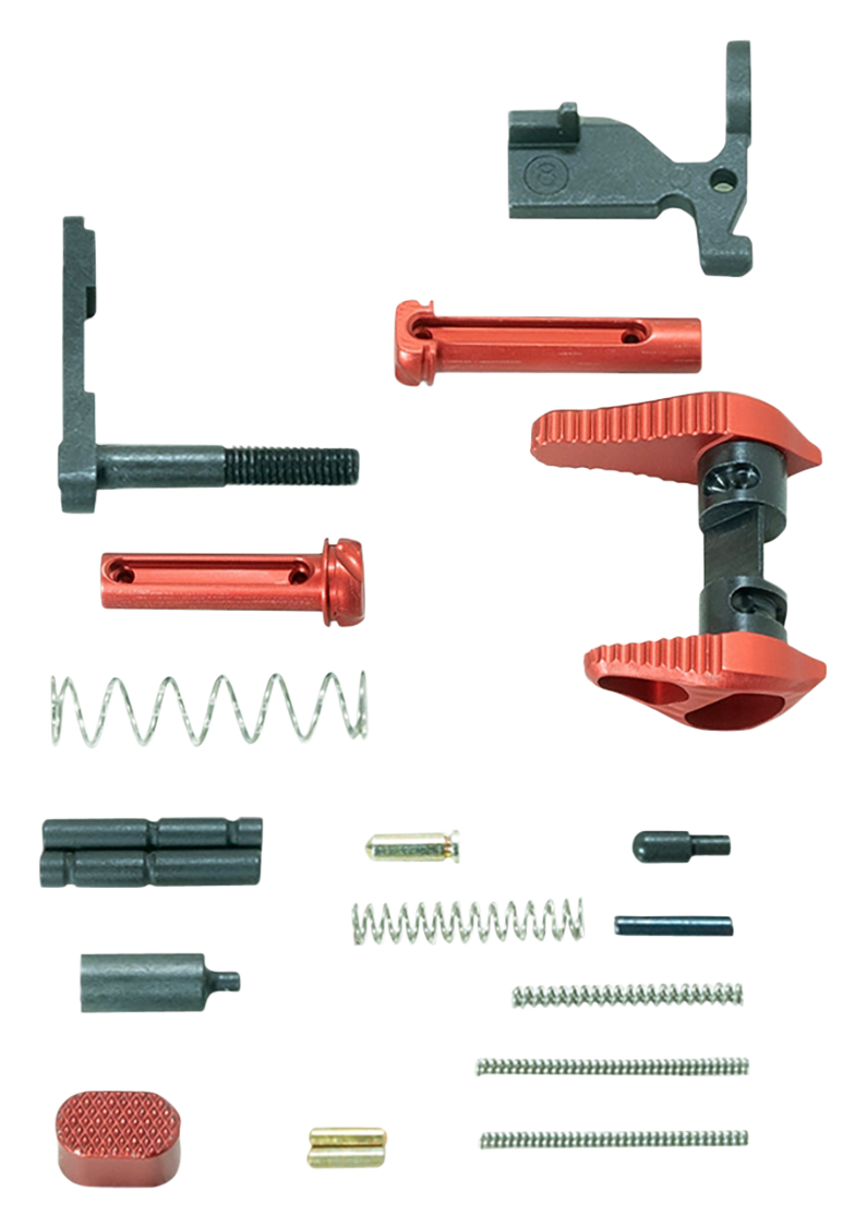 Timber Creek AR-15 Lower Parts Kit_Red