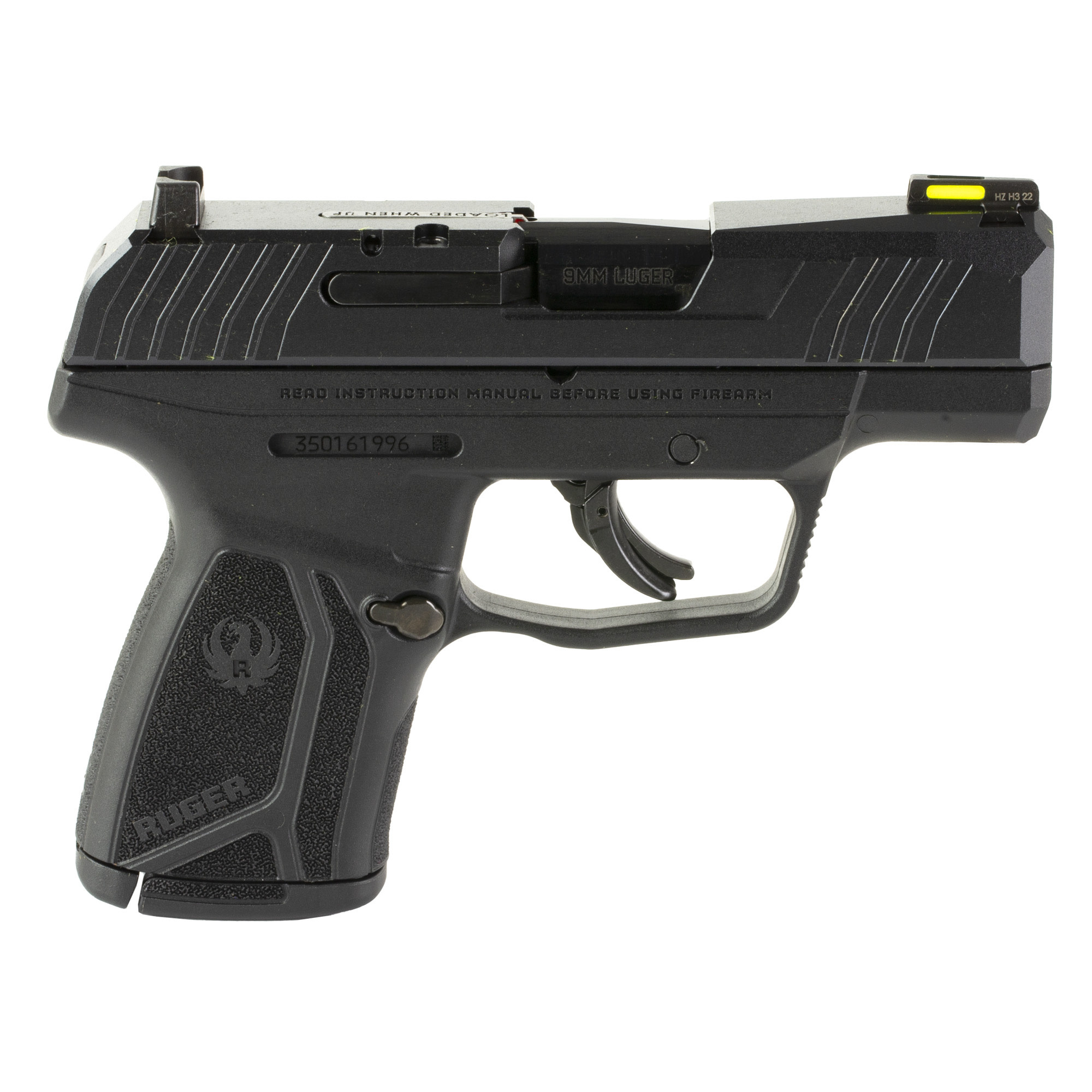 Ruger, MAX-9, 9mm, 3.2" BLK 2-10RD Pistol (CAComp)