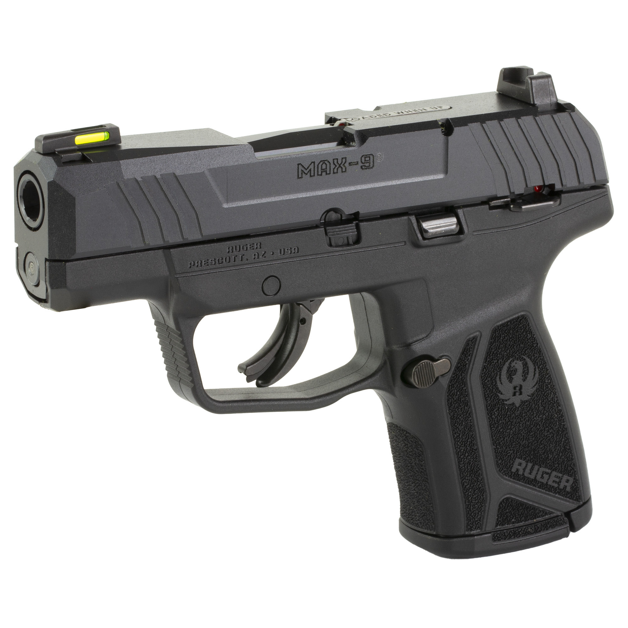 Ruger, MAX-9, 9mm, 3.2" BLK 2-10RD Pistol (CAComp)