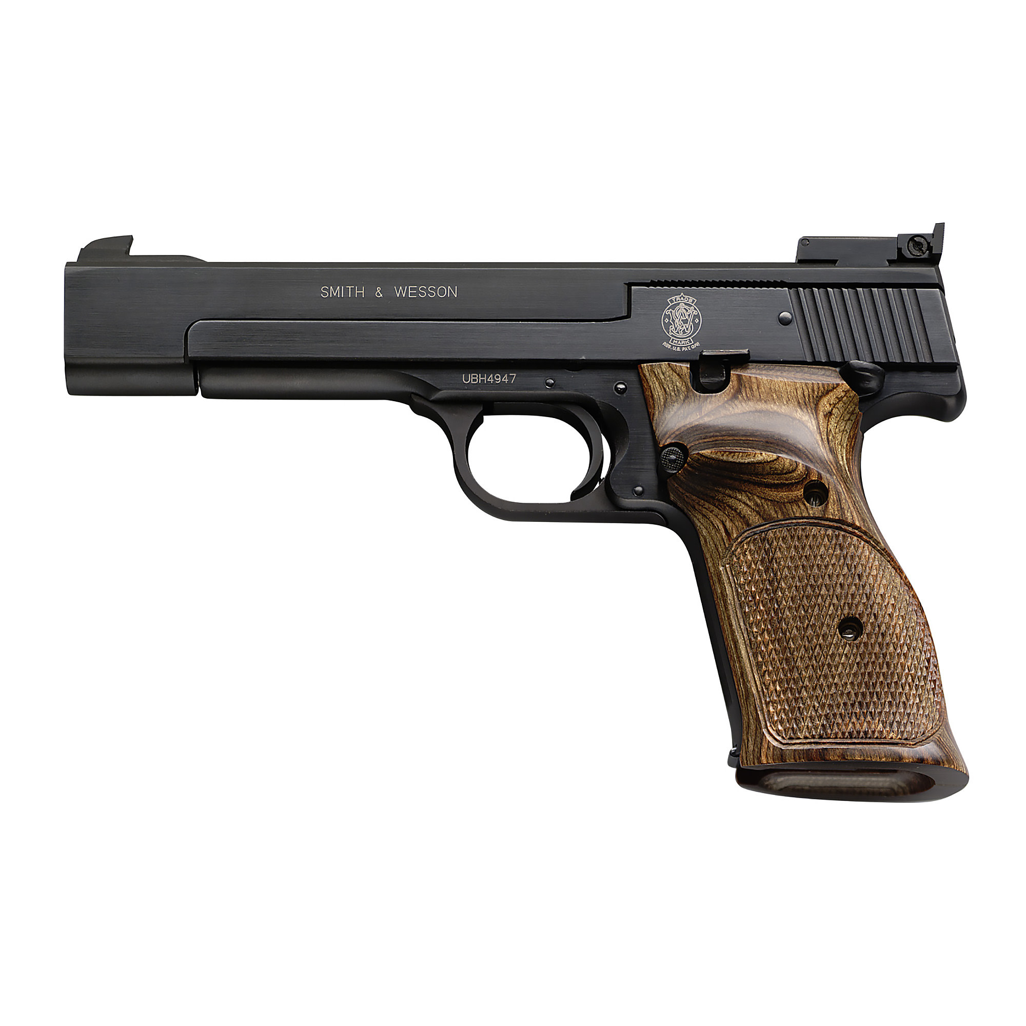 Smith & Wesson Model 41 22LR 5.5" BLK/Wood (2)10RD Pistol (CA Comp)