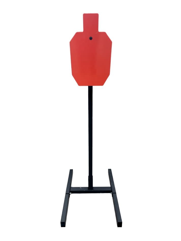AR500 Steel Silhouette Profile Target with Stand