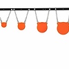 AR500 Steel (4) Gong Target With Flat Steel Stand