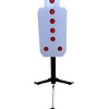 AR500 Steel Silhouette Target w/ (7) Reactive Flags