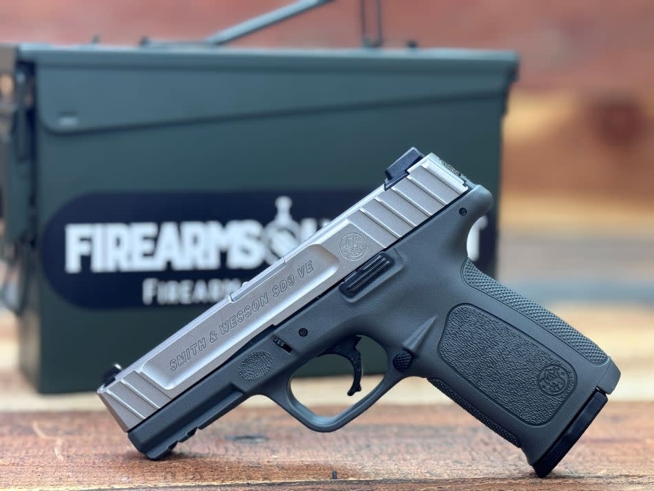 Smith & Wesson, SD9VE, 9MM, 4", 16RD, Cerakote_Sig Dark Grey