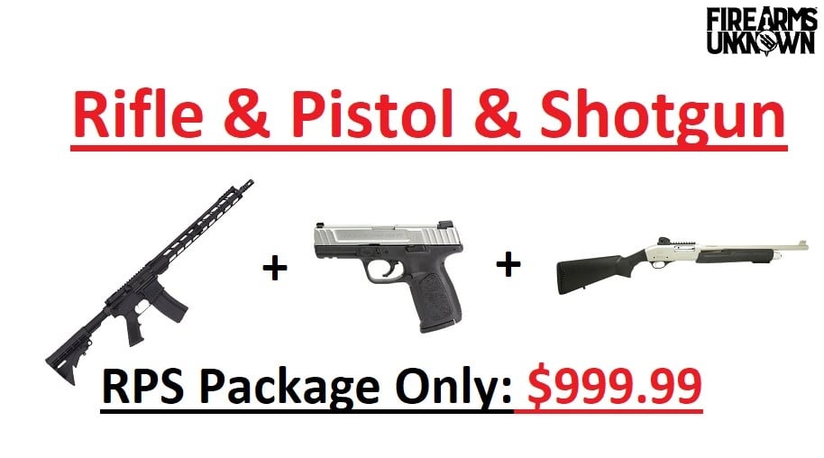 Rifle, Pistol & Shotgun Package Deal