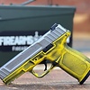 Smith & Wesson, SD9VE, 9MM, 4", 16RD, Cerakote_Corv. Yellow/Graph BLK