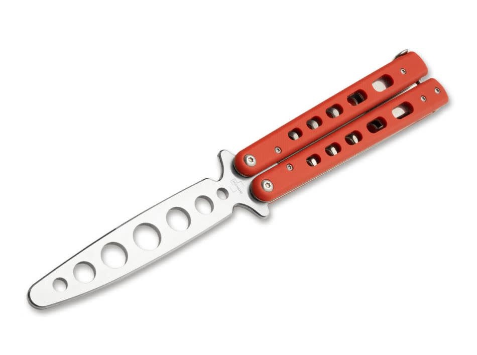 Böker Plus Balisong Trainer 4.06" Red Training Knife