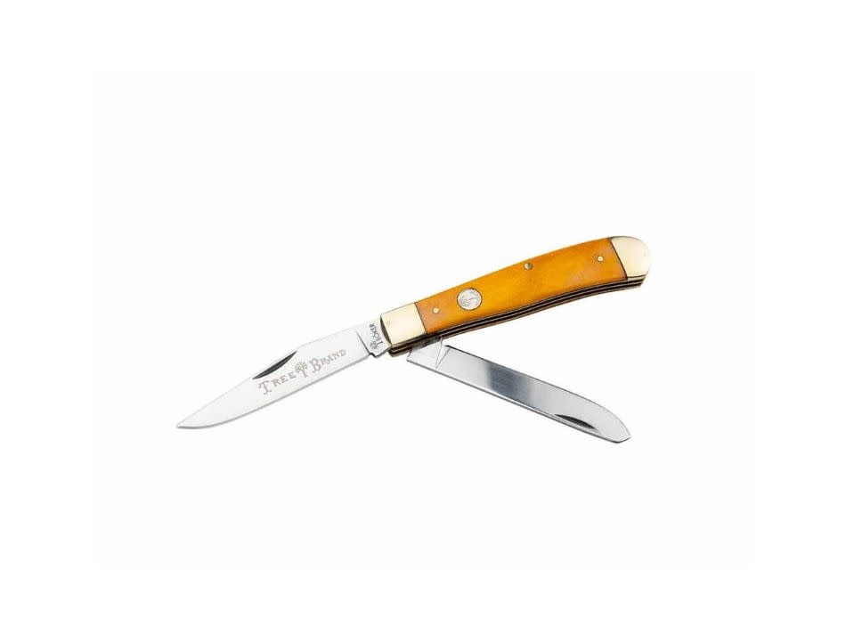 Boker TS 2.0 Mini Trapper Yellow Bone Knife