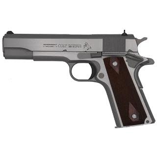 COLT 1911 CLASSIC 45ACP 5" SS SERIES 70 WOOD GRIPS