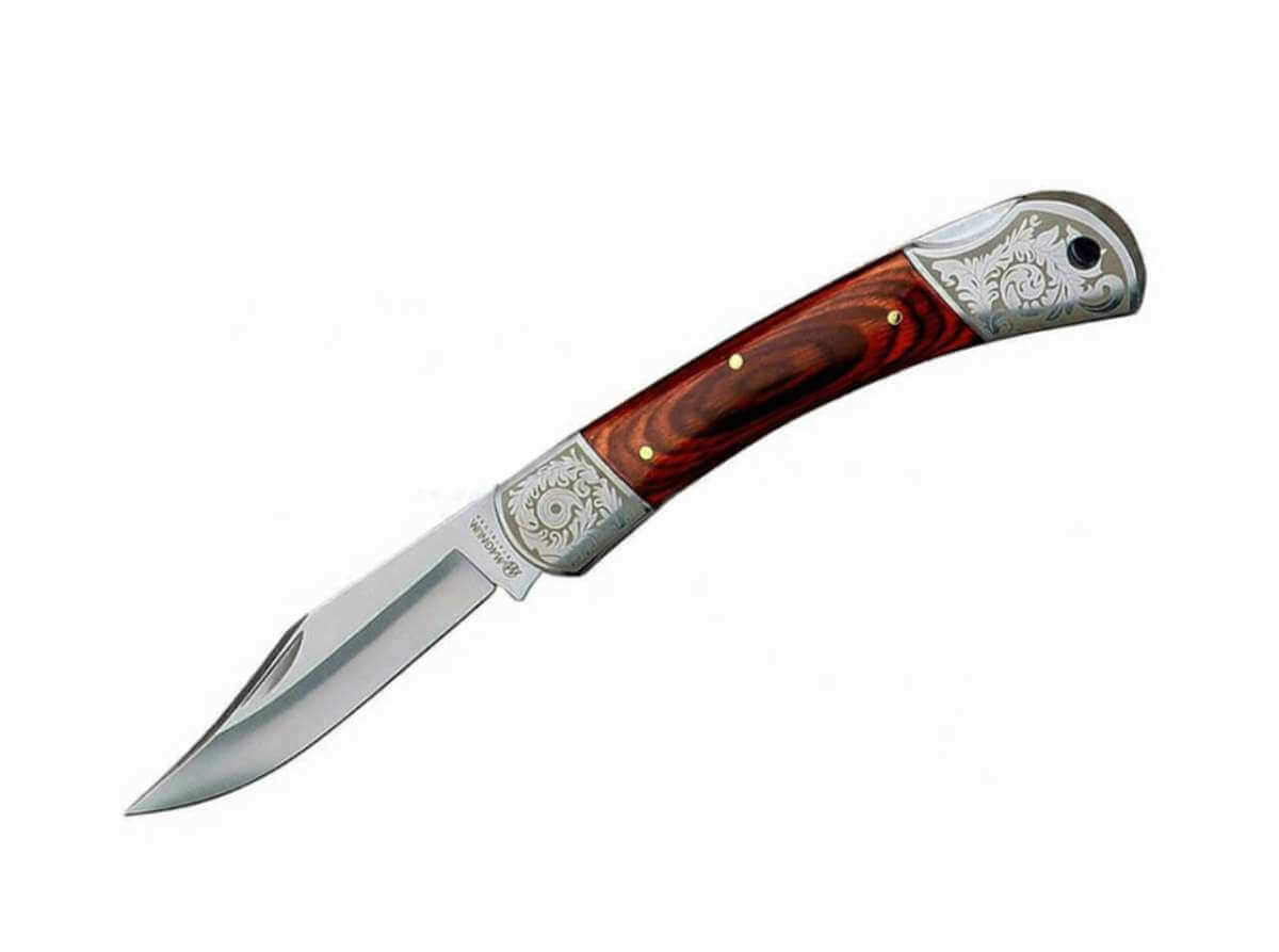 Boker Pakkawood 3.63" Brown SS Pocket Knife