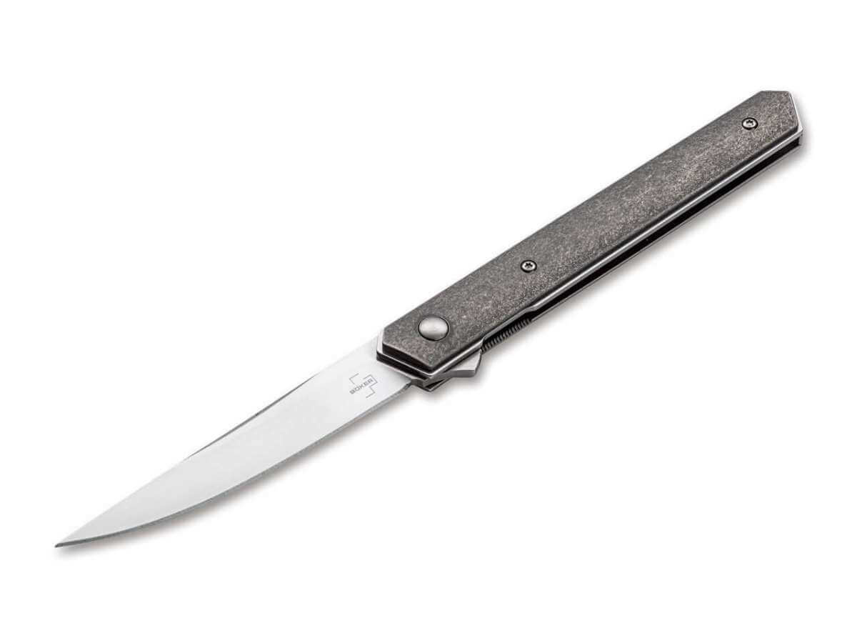 Boker Kwaiken Air 3.5" Stonewashed Flipper Knife