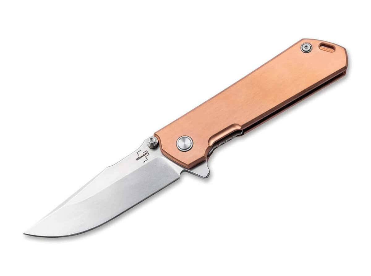 Boker Kihon 3.35" Copper Spring Assisted Flipper Knife