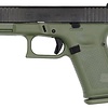 Glock G19 GEN 5 9MM 4"BLK/BF Green 15RD Pistol