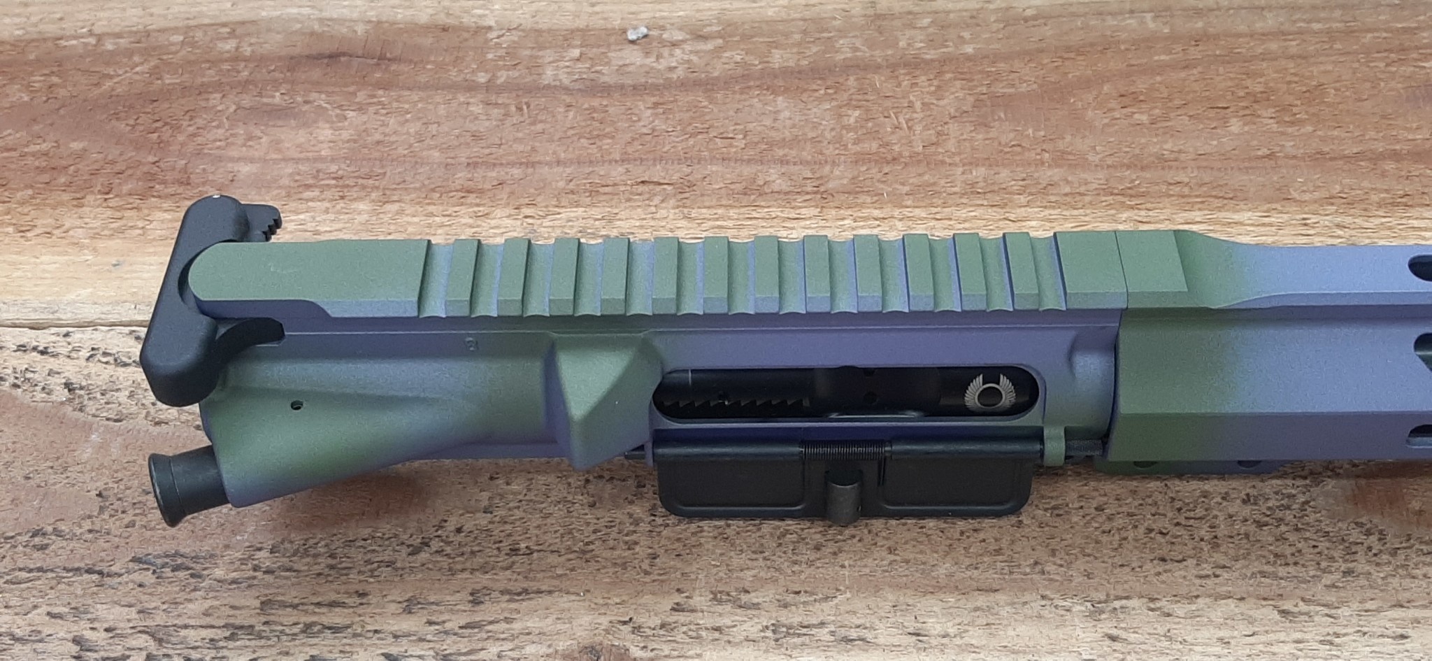 FU Misericorde  5.56 16" HBAR Cerakote Crushed Orchid/Multicam Bright Green Rifle