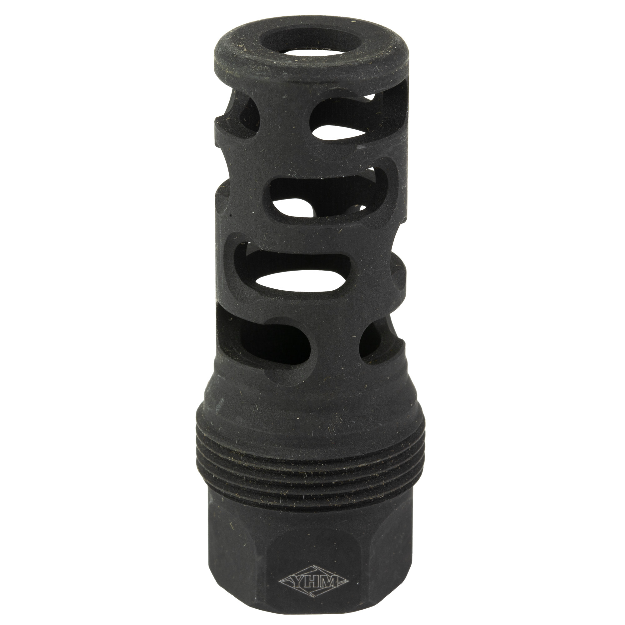 Yankee Hill Machine Co, 1-3/8"x24, Black sRx Muzzle Brake, 5/8-24,