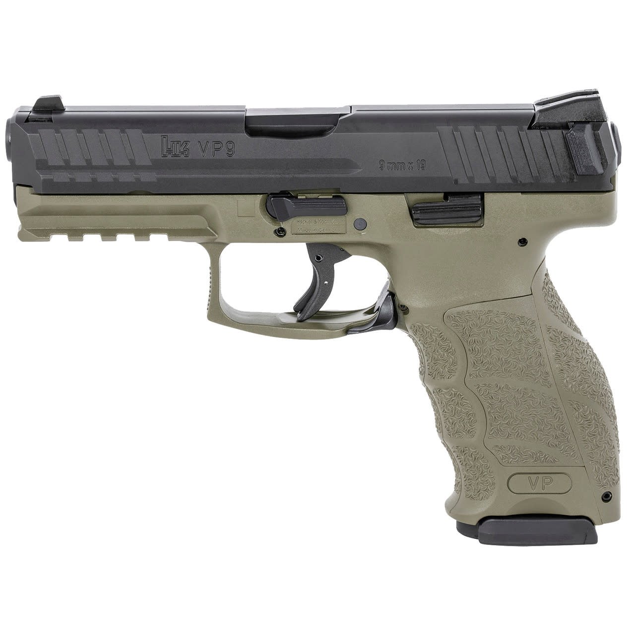 Heckler & Koch VP9 9mm 4"BLK/ODG (2)17RD Pistol HK