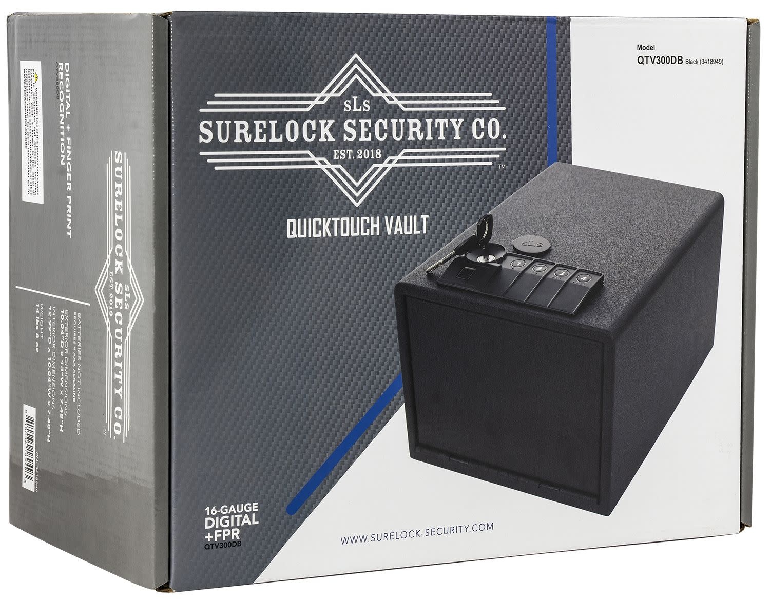 SureLock Security QuickTouch Vault 300 Digital + Bio (QTV300DB)